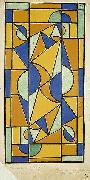 Theo van Doesburg Color design for Dance II.